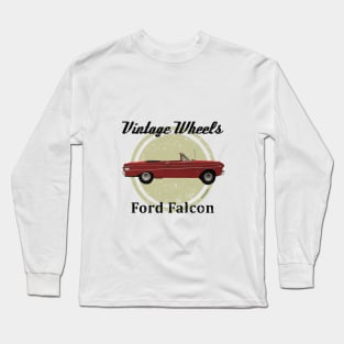 Vintage Wheels - Ford Falcon Long Sleeve T-Shirt